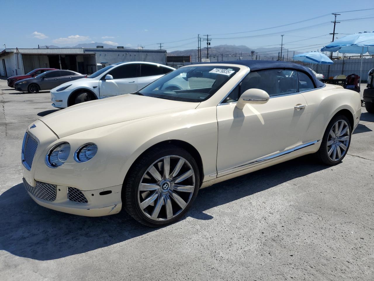 2012 Bentley Continental GT, VIN SCBGR3ZA3CC075458 — Vandalism