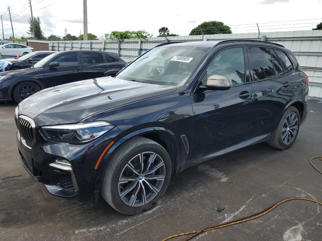 2020 BMW X5 M50i, VIN 5UXJU4C02LL227705 — Missing or altered VIN