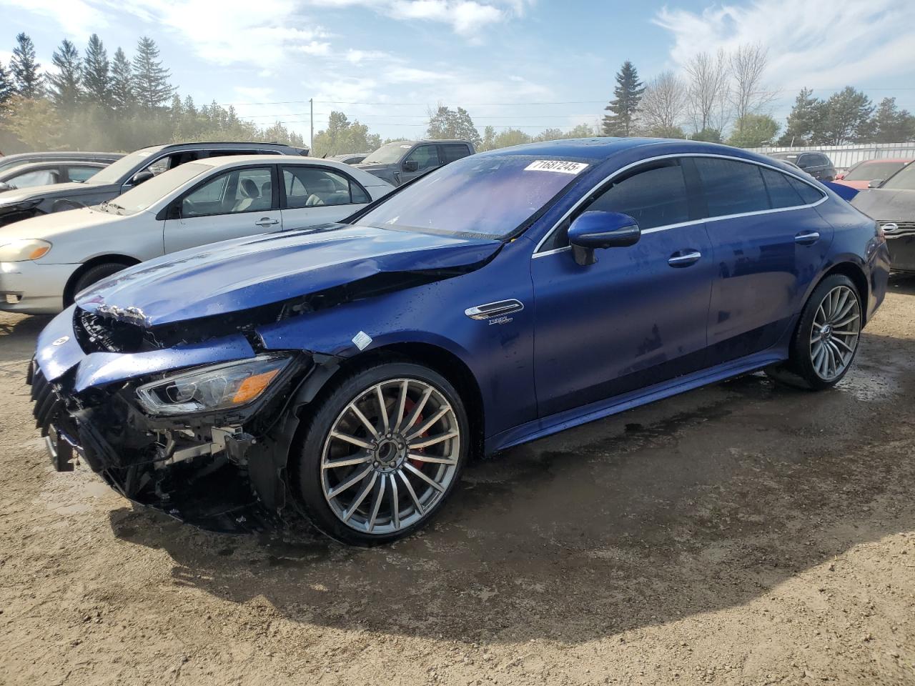 2021 Mercedes-Benz AMG GT 53, VIN W1K7X6BB4MA036131 — Front end