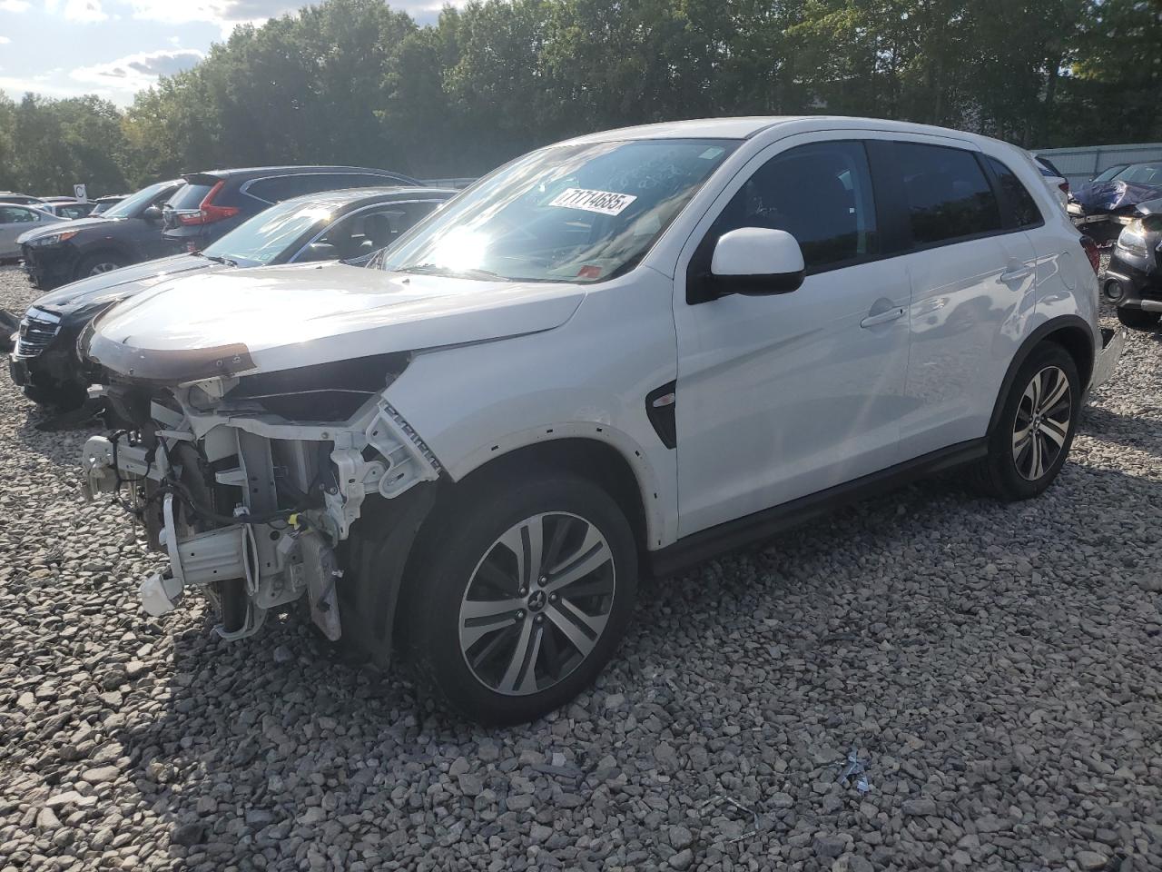 2021 Mitsubishi Outlander ES, VIN JA4ARUAU0MU004769 — Frame damage