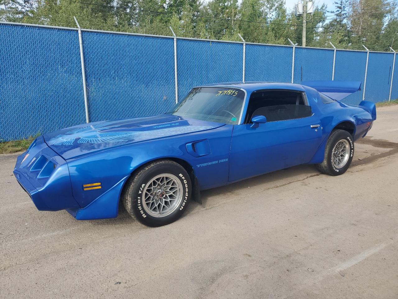 1980 Pontiac Firebird, VIN 2W87TAN127099 — Rear end