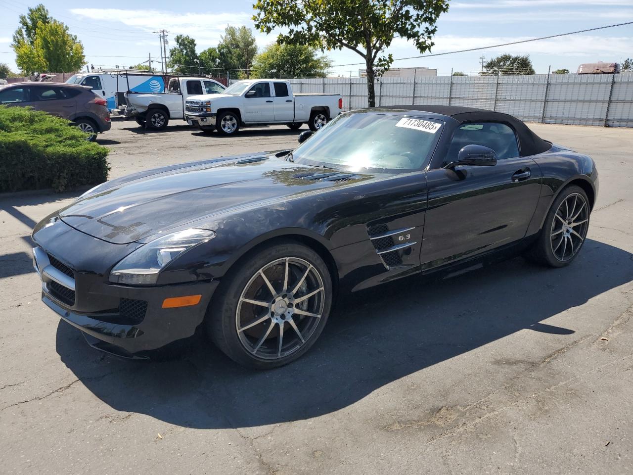 2012 Mercedes-Benz SLS AMG, VIN WDDRK7HA8CA009279 — Minor dents and scratches