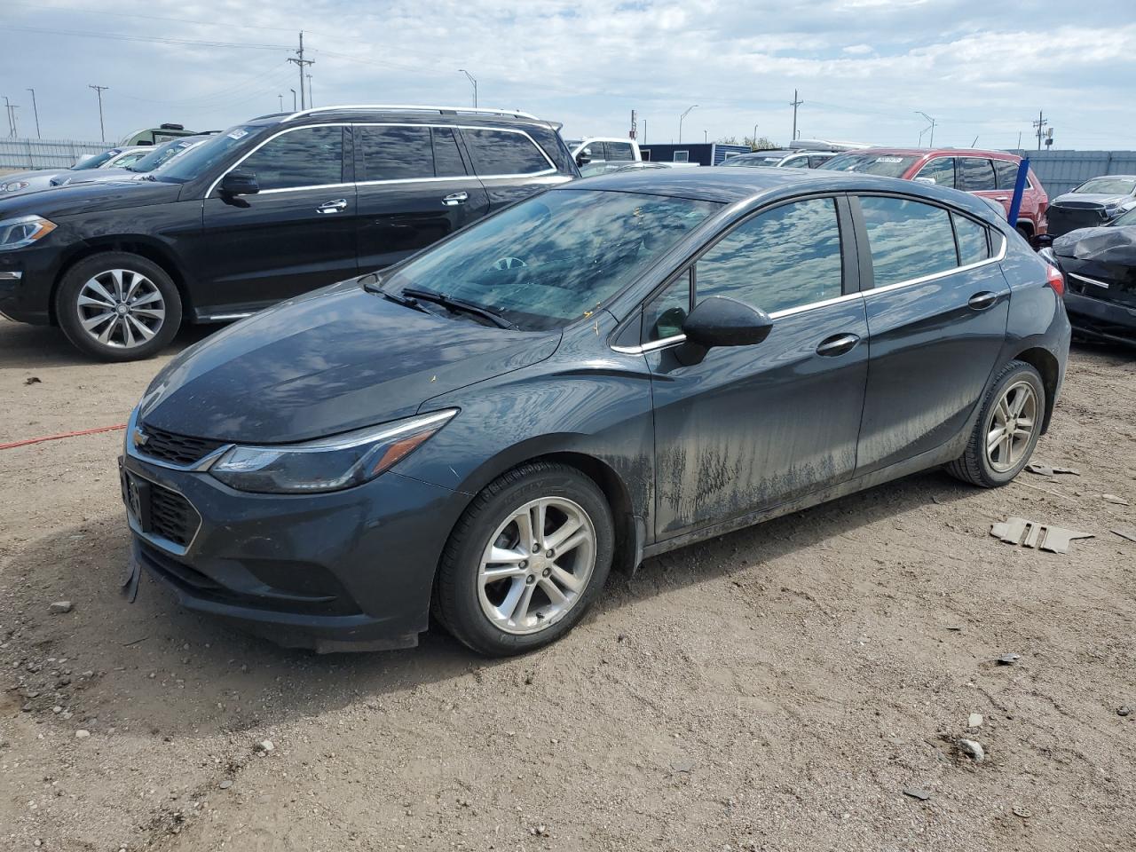 2018 Chevrolet Cruze LT, VIN 3G1BE6SM4JS514532 — Rear end