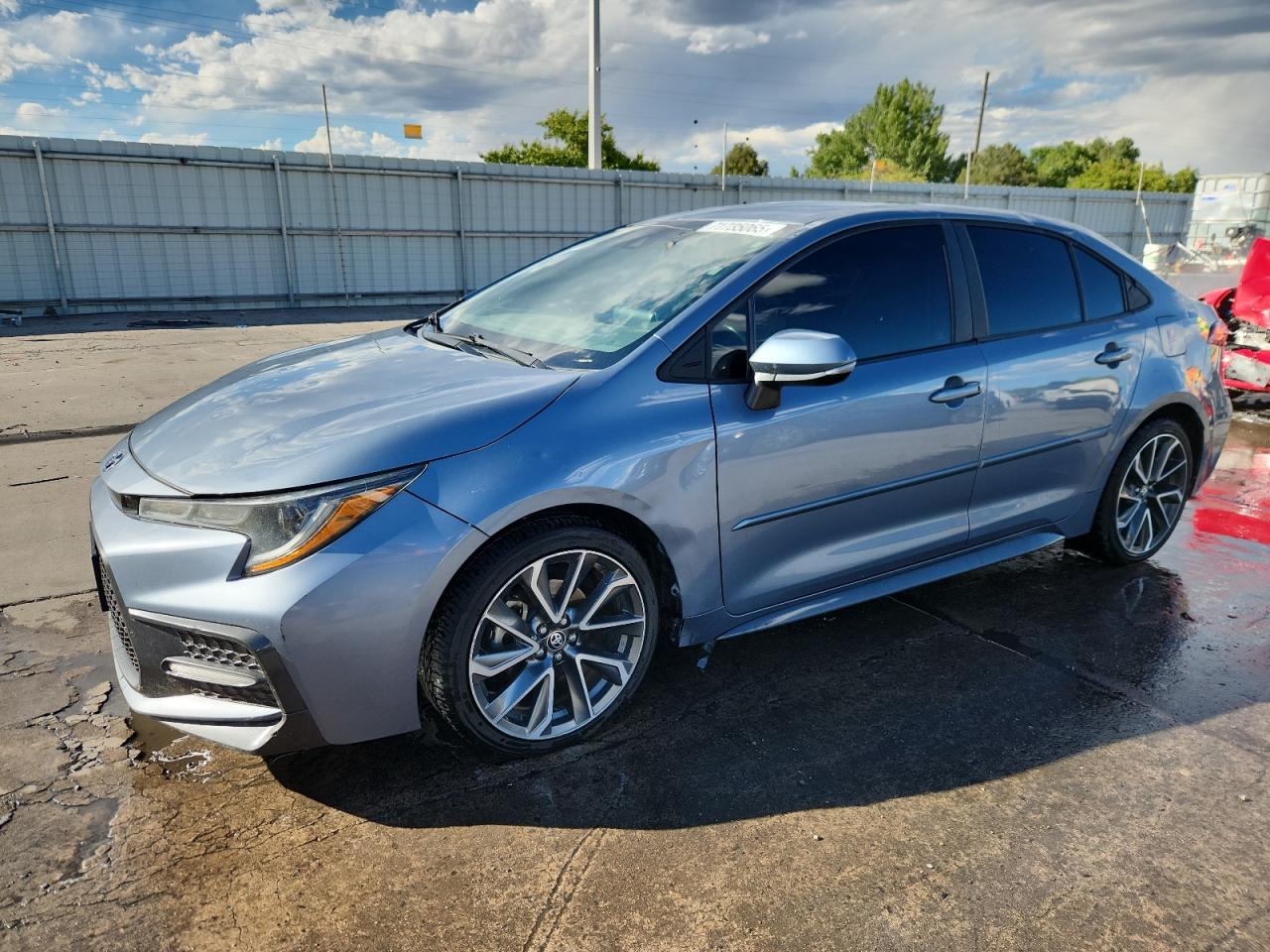 2021 Toyota Corolla SE, VIN 5YFS4MCE9MP073200 — Hail