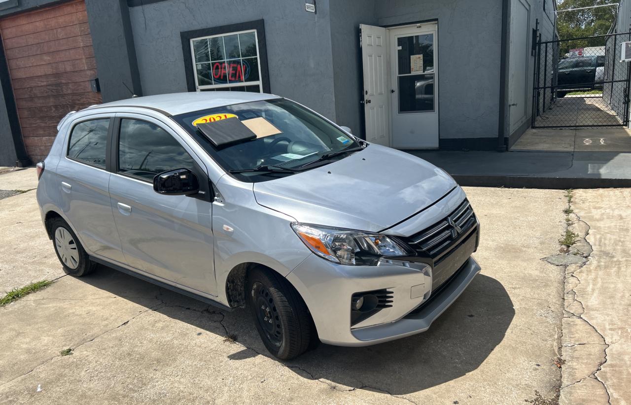 2021 Mitsubishi Mirage ES, VIN ML32AUHJ3MH011398 — Prior damage history