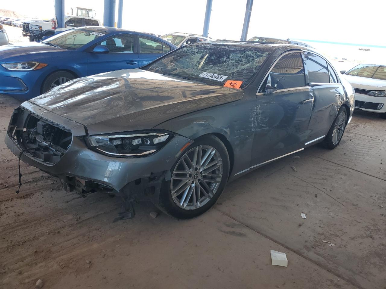 2022 Mercedes-Benz S 580, VIN W1K6G7GB4NA118744 — All over