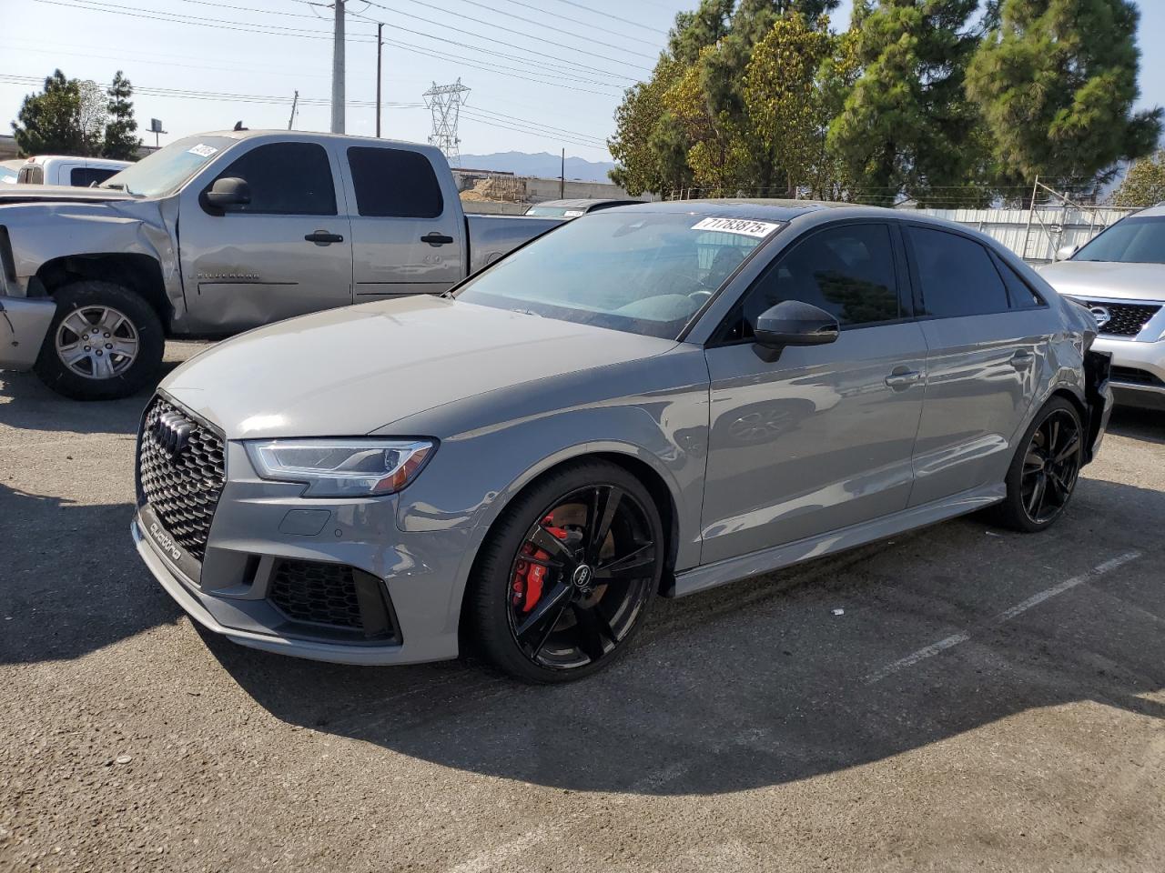 2020 Audi RS 3, VIN WUABWGFF1LA904534 — Rear end