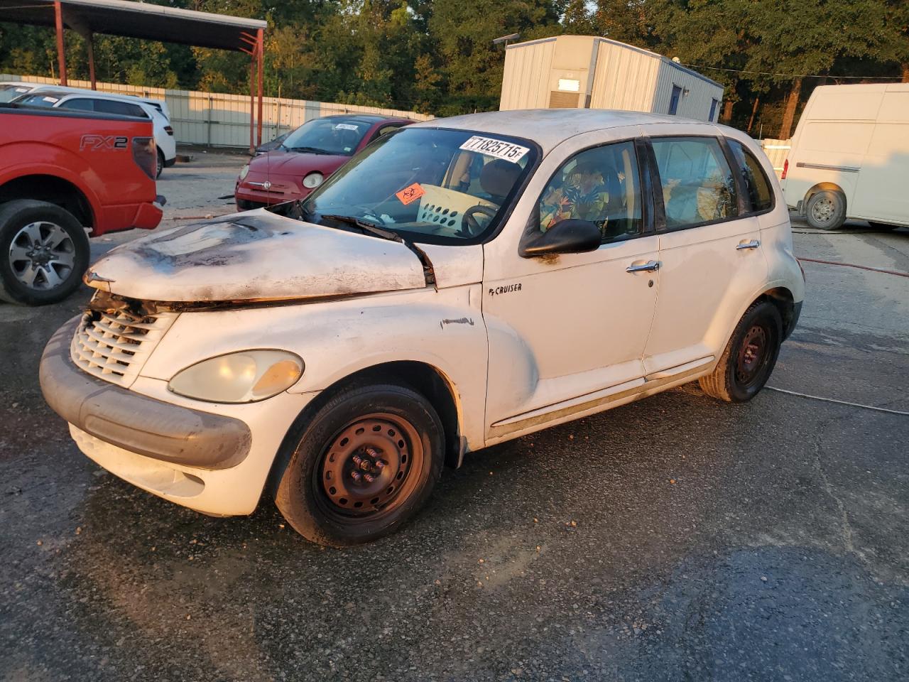 2002 Chrysler PT Cruiser, VIN 3C4FY48B92T310167 — Engine fire