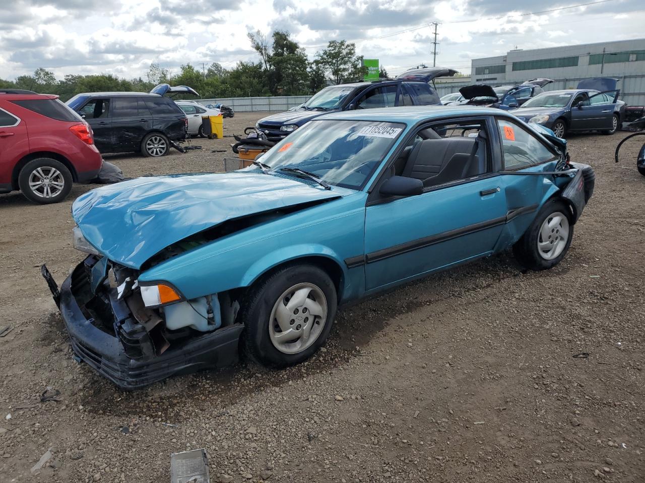 1993 Chevrolet Cavalier RS, VIN 1G1JC1445P7171903 — Rear end