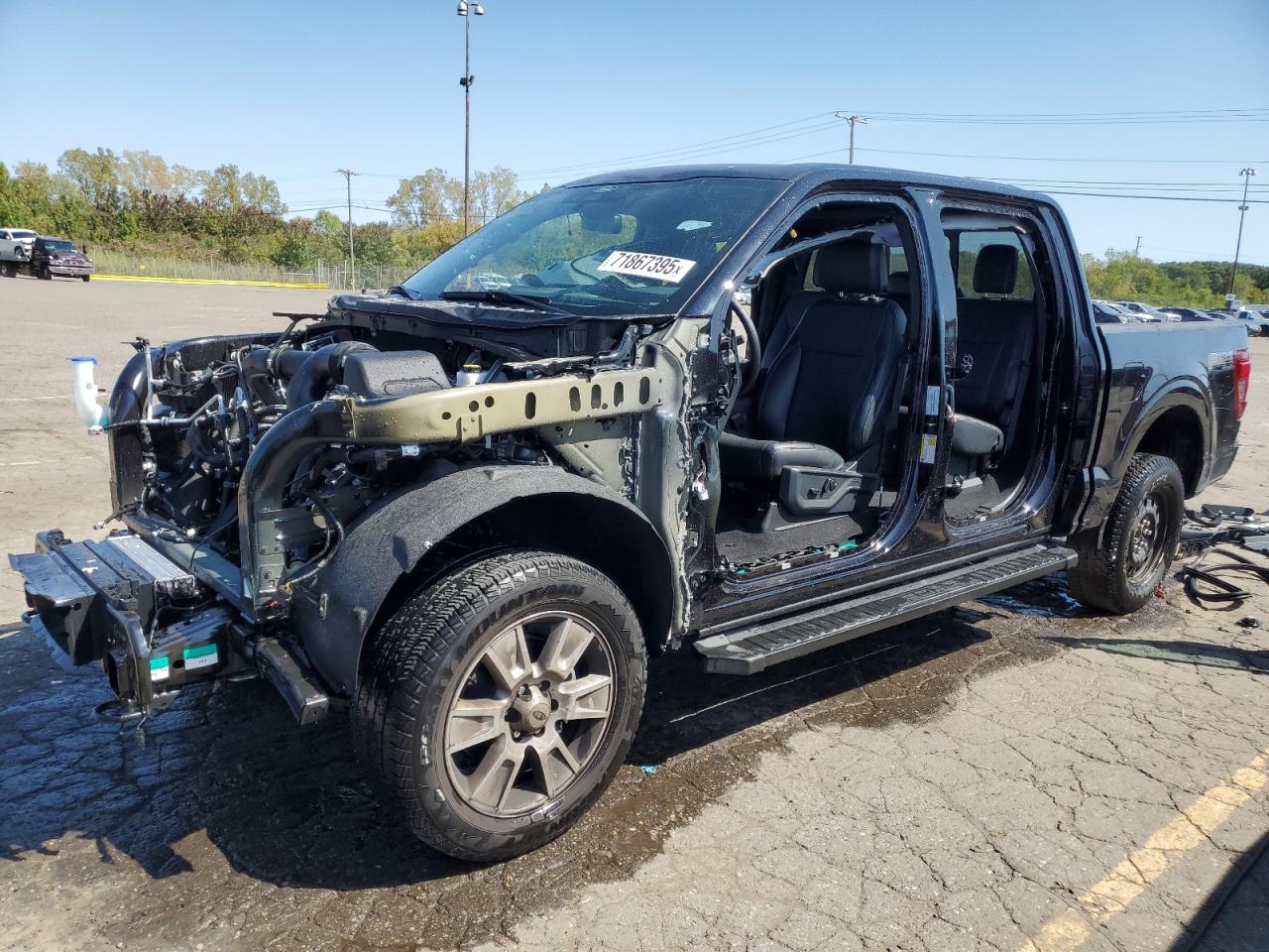 2025 Ford F-150 XLT, VIN 1FTEW3LP1SKE37558 — Stripped