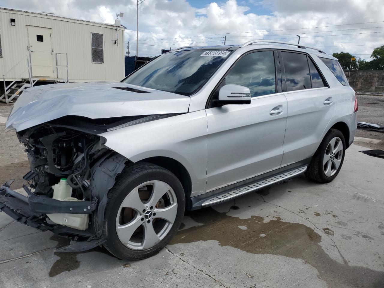 2016 Mercedes-Benz GLE 350, VIN 4JGDA5HB7GA740565 — Frame damage