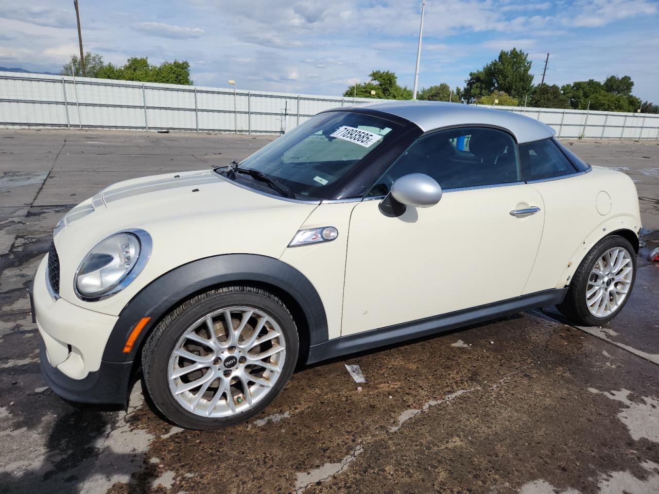 2012 MINI Coupe S, VIN WMWSX3C53CT155350 — Зад