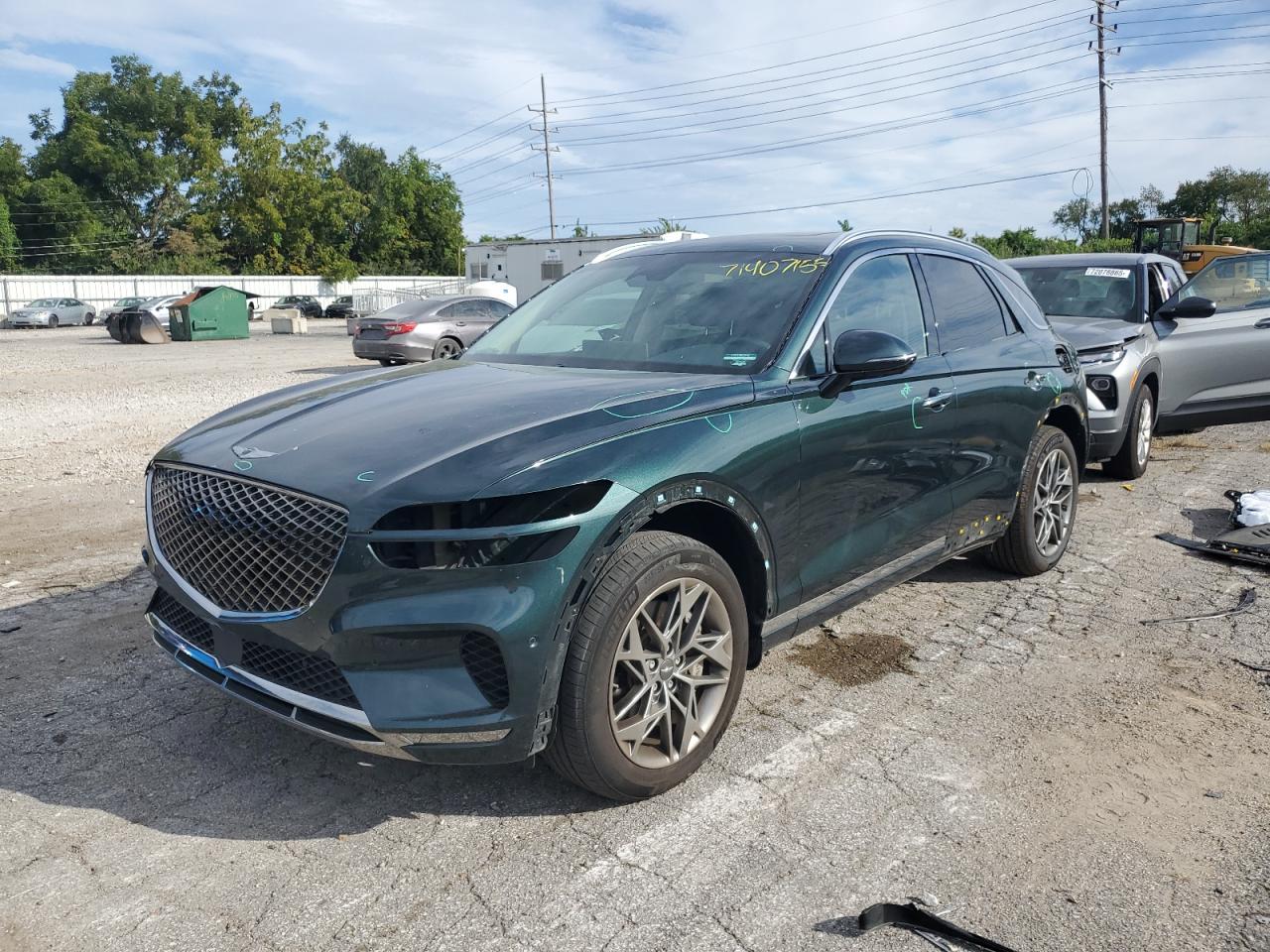 2023 Genesis GV70 2.5T, VIN KMUMADTBXPU098974 — Hail