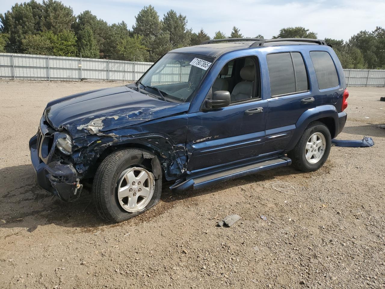 2002 Jeep Liberty Limited, VIN 1J4GL58K92W114582 — Перед
