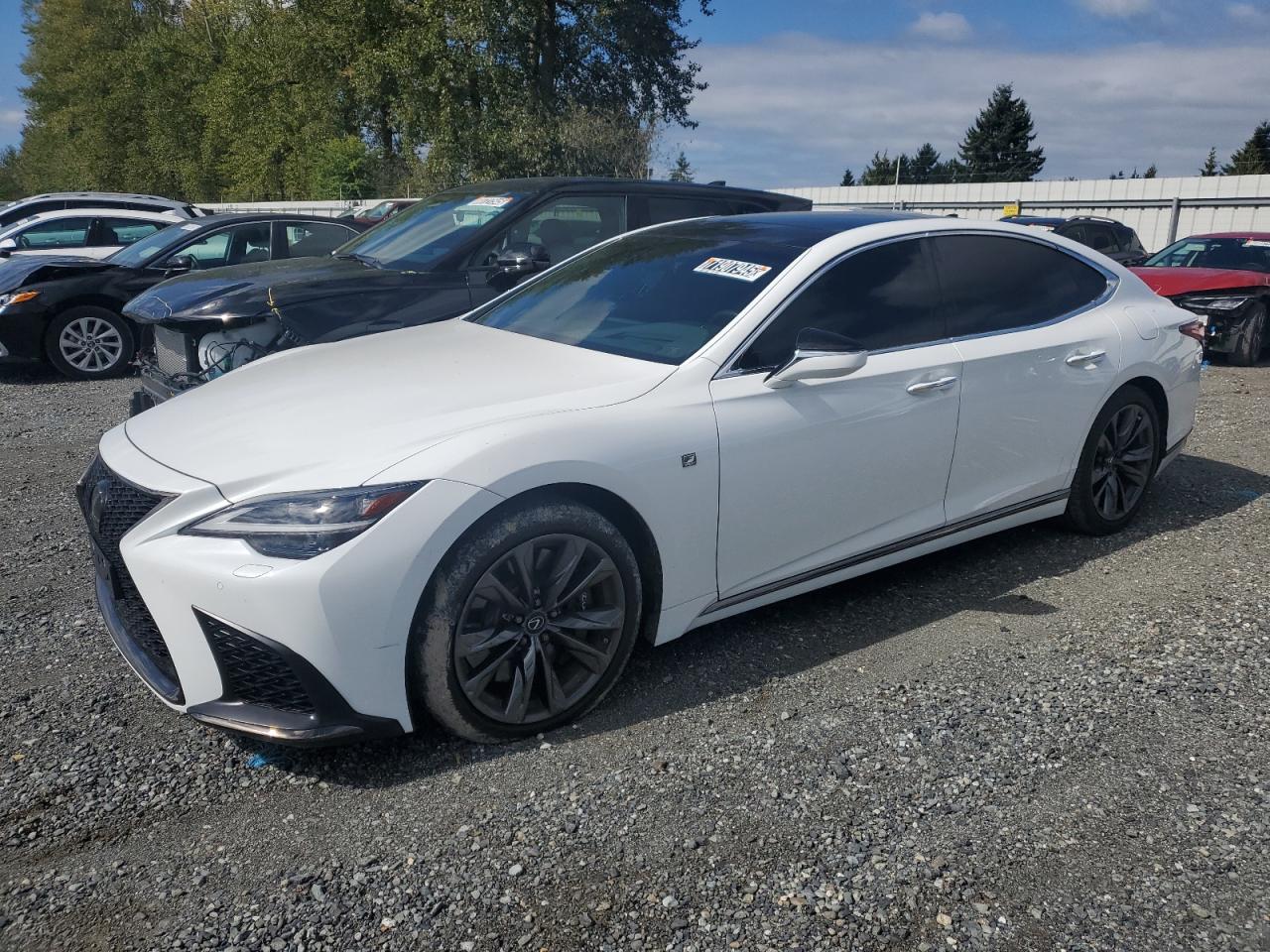 2023 Lexus LS 500 F Sport, VIN JTHF51FF2P5019321 — Front end
