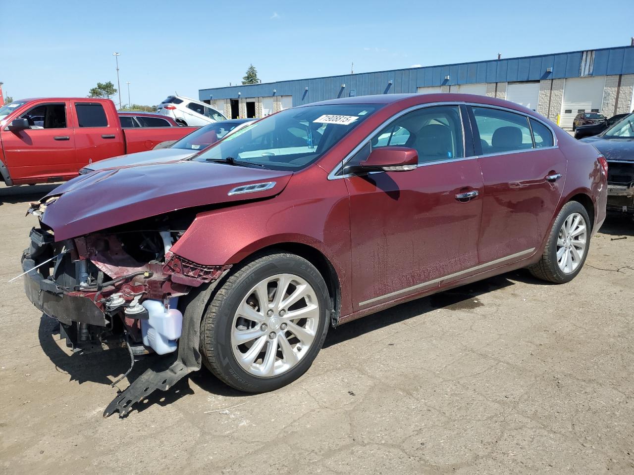 2015 Buick LaCrosse Leather, VIN 1G4GB5G32FF268359 — Frame damage