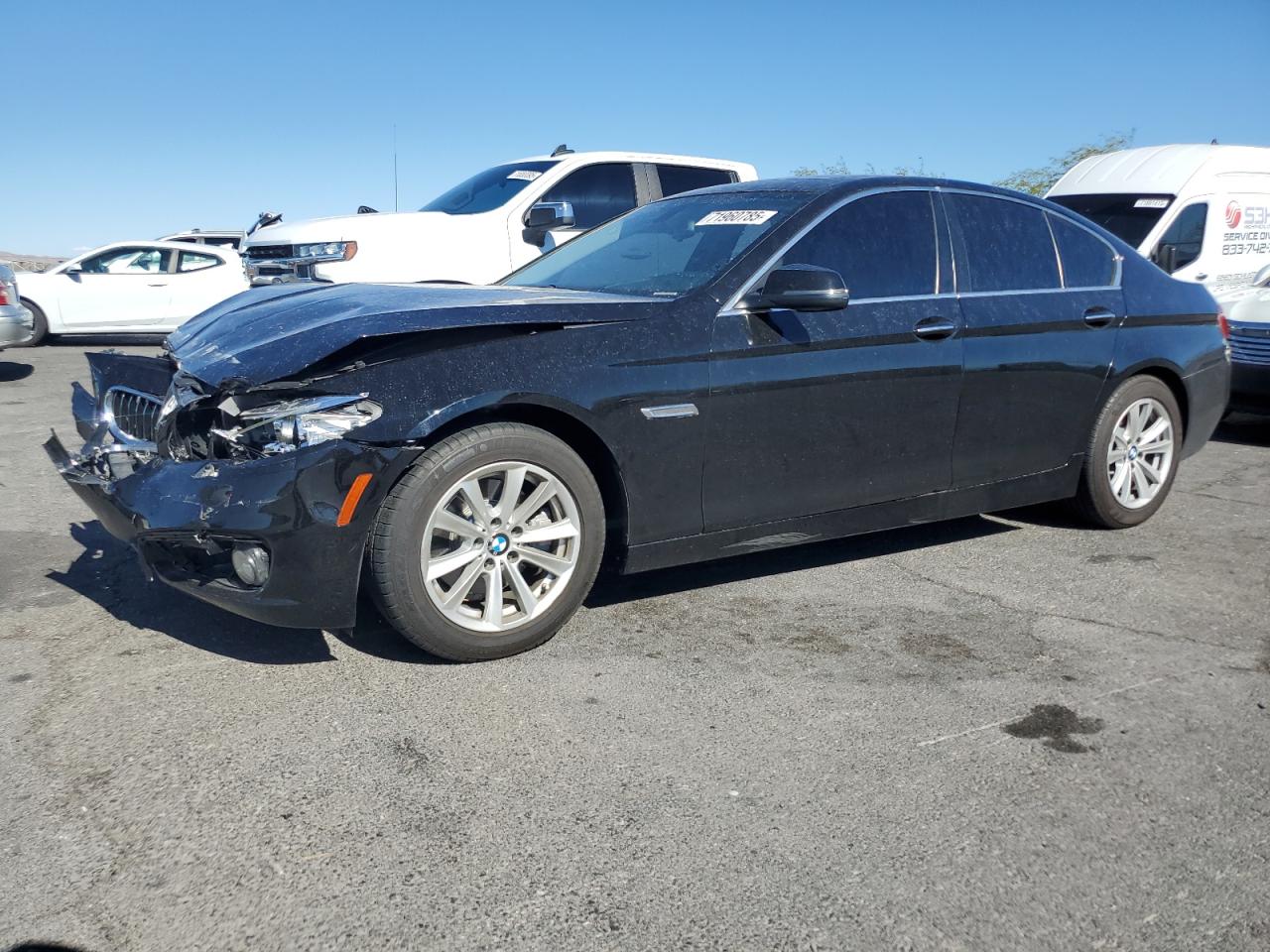 2016 BMW 5 Series 528i, VIN WBA5A5C50GD526071 — Front end