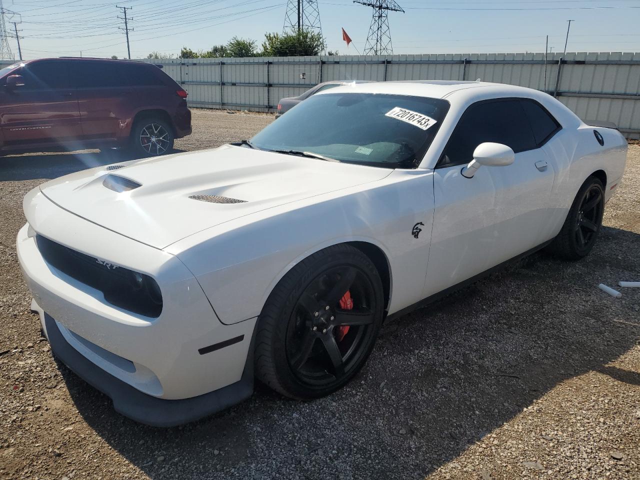 2017 Dodge Challenger SRT Hellcat, VIN 2C3CDZC94HH605845 — Vandalism