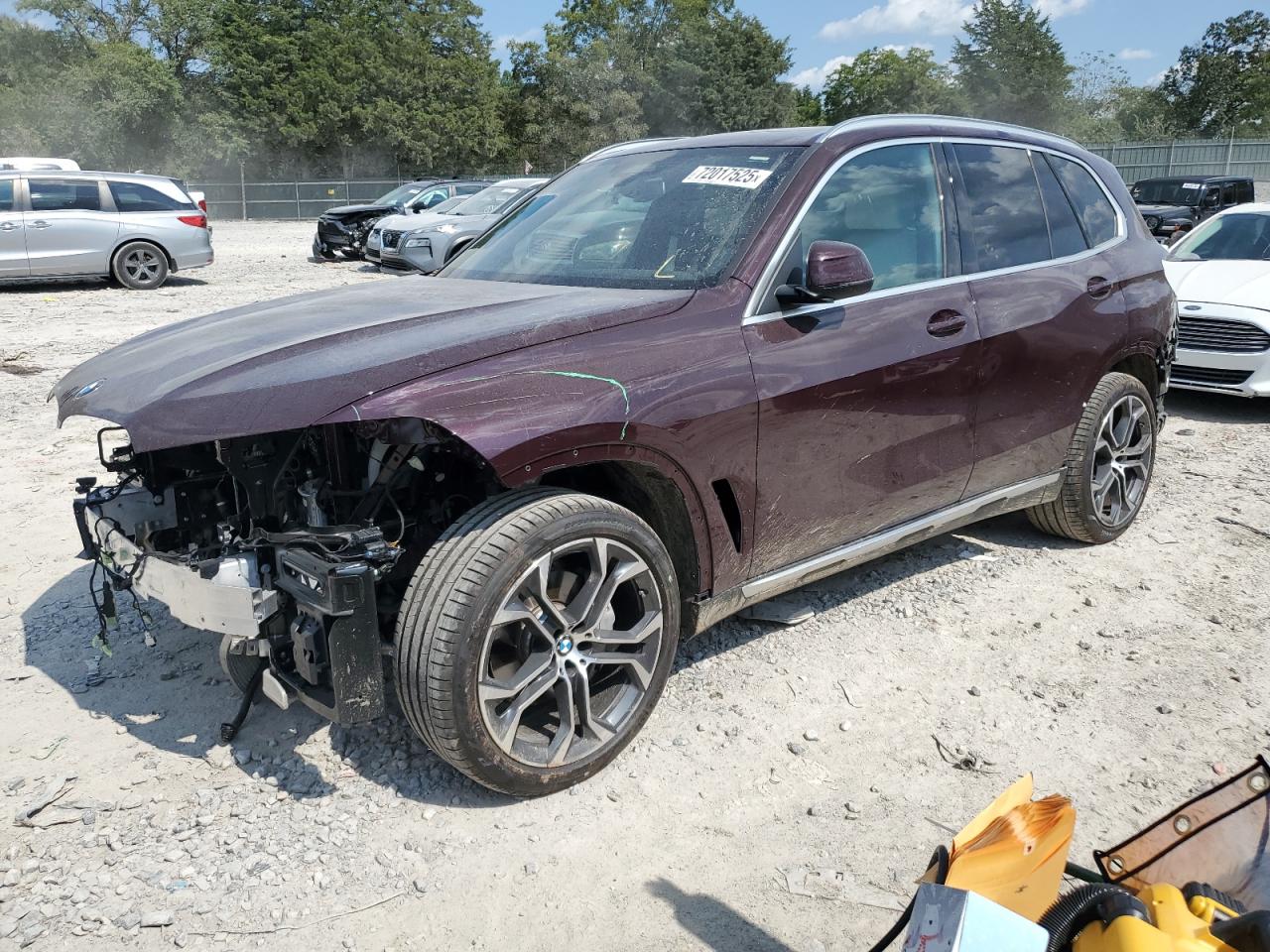 2025 BMW X5 xDrive40i, VIN 5UX23EU09S9X15833 — Фото с аукциона 1 of 14