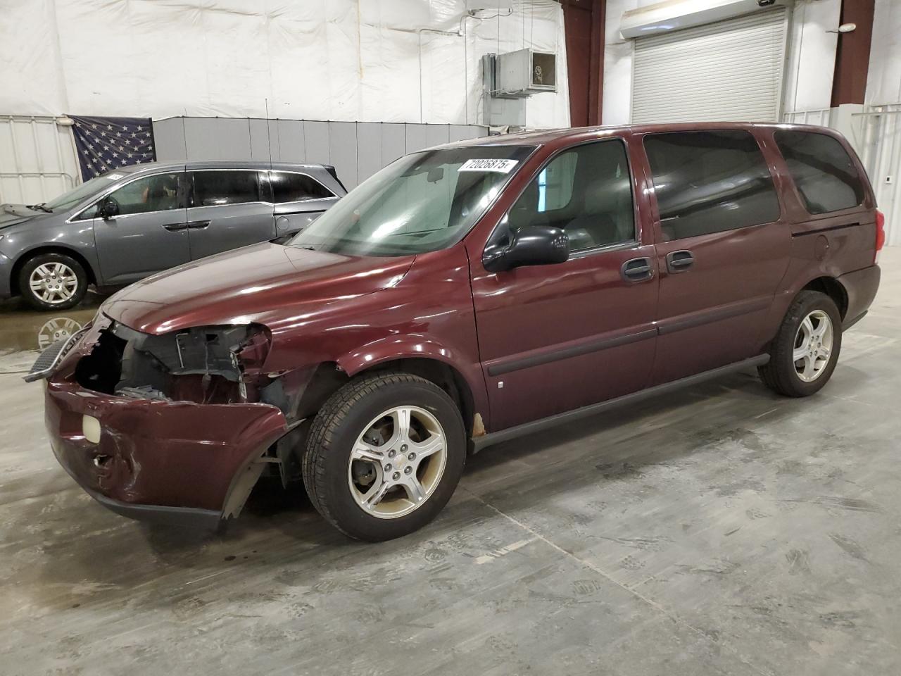 2007 Chevrolet Uplander LS Fleet, VIN 1GNDV23107D187785 — Front end