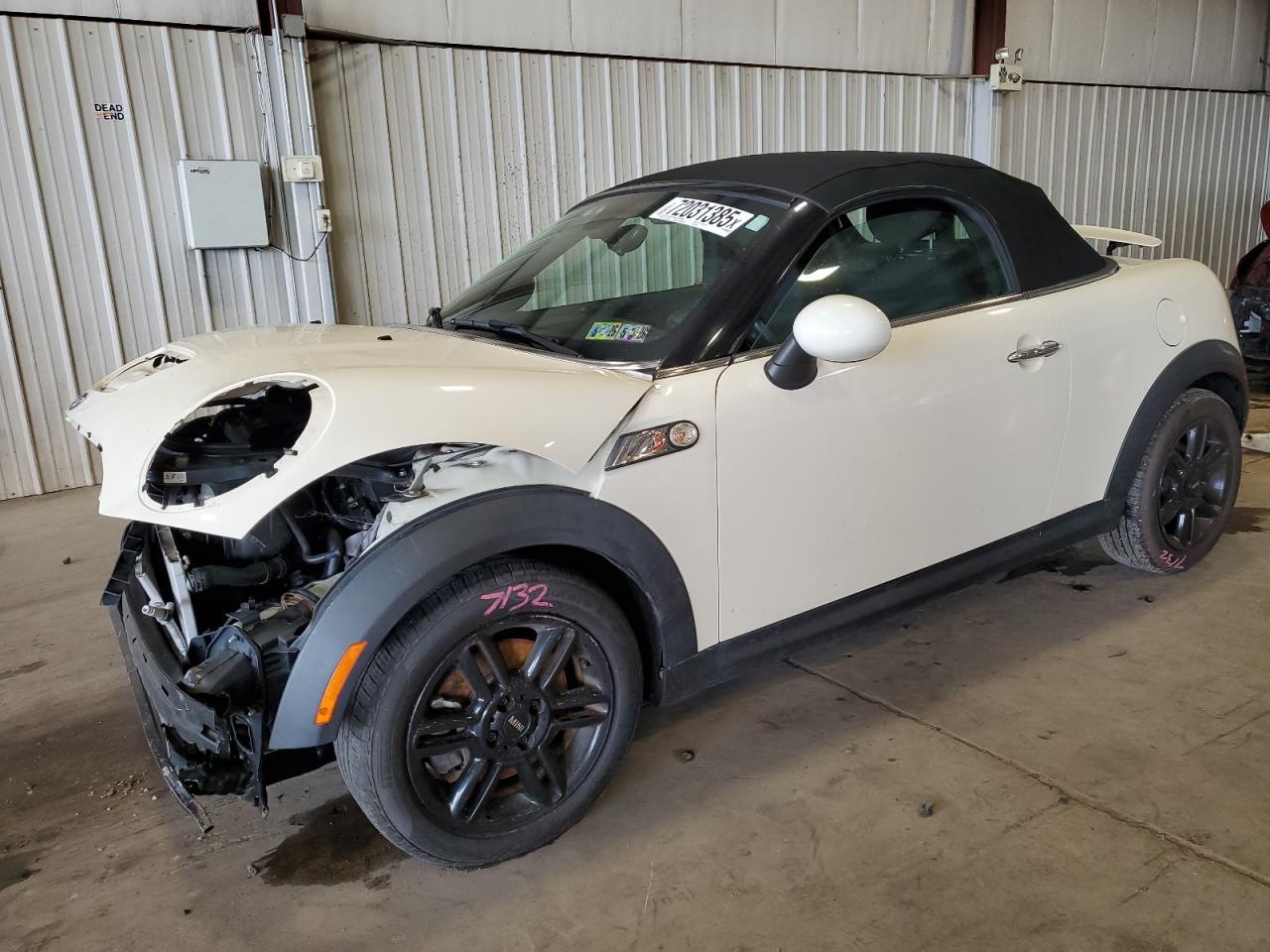 2014 MINI Roadster S, VIN WMWSY3C53ET595195 — Front end