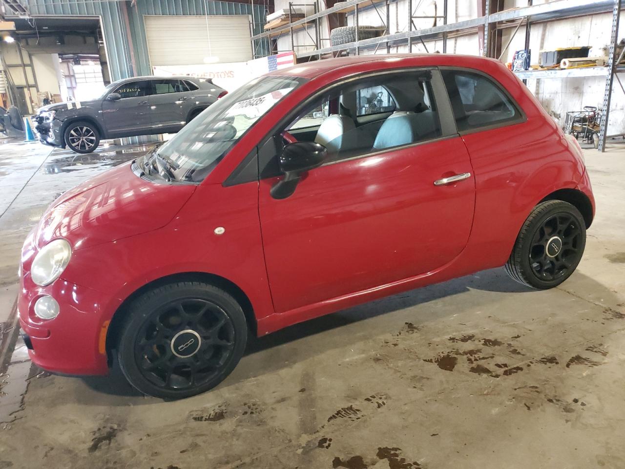 2013 FIAT 500 Pop, VIN 3C3CFFAR6DT530868 — Engine fire