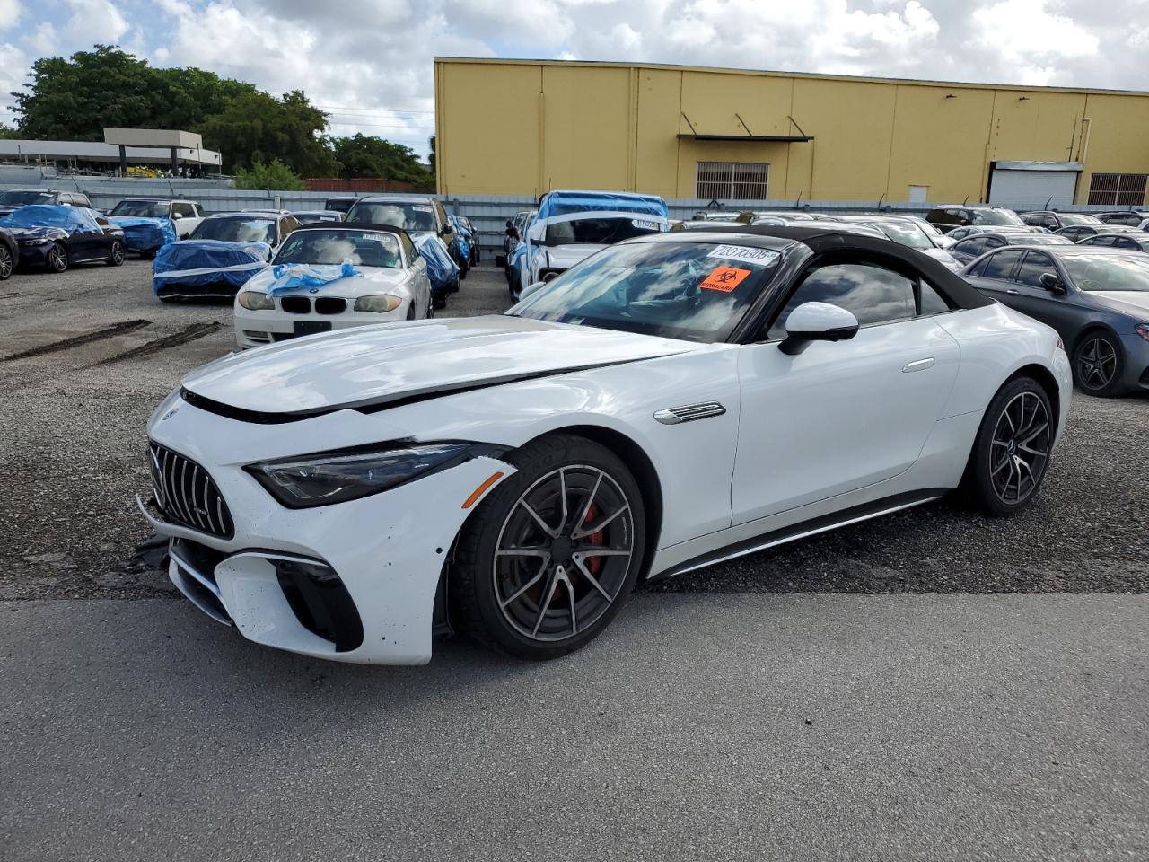 2022 Mercedes-Benz SL 55 AMG, VIN W1KVK8AB2NF006973 — Front end