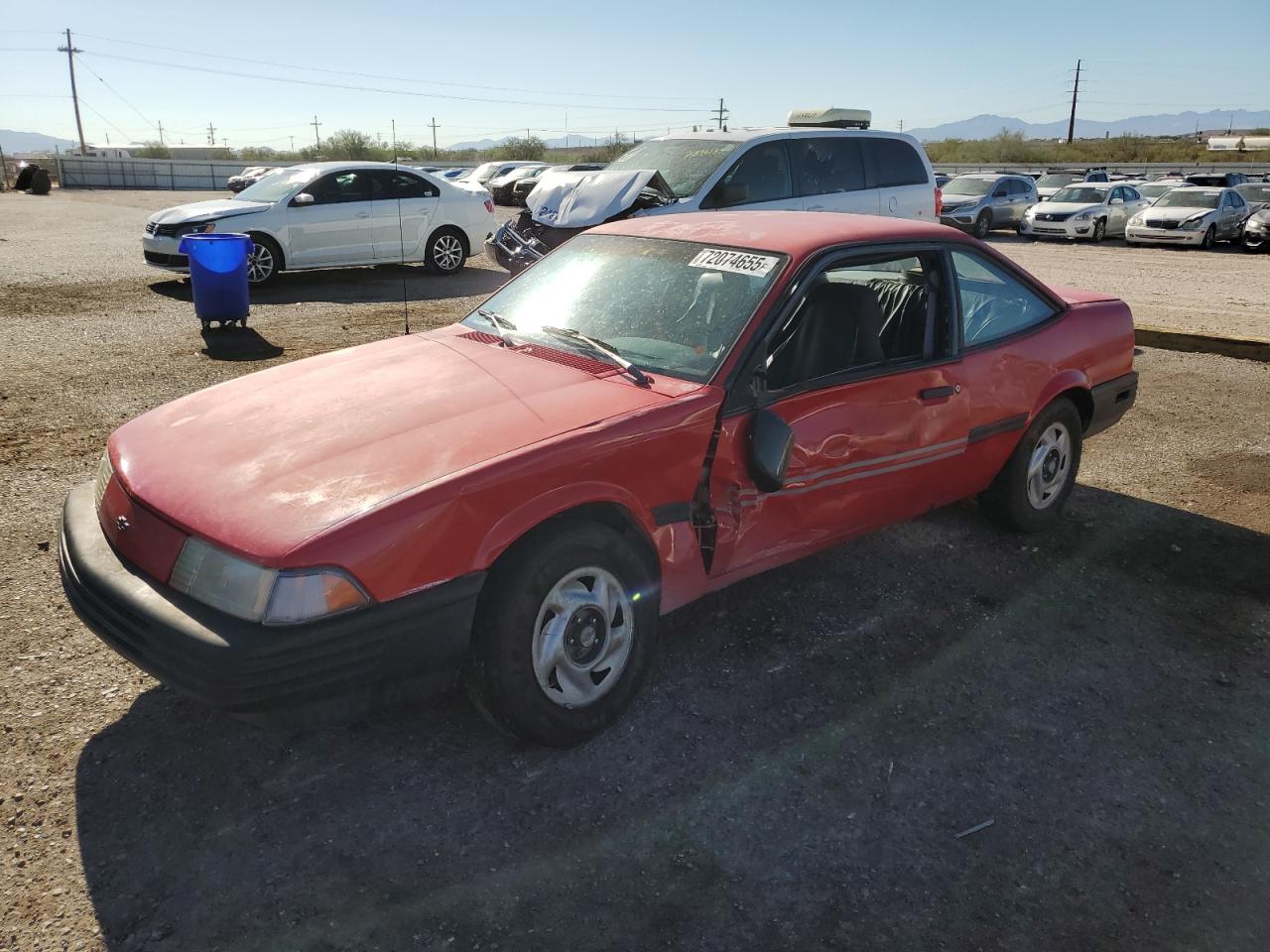 1991 Chevrolet Cavalier, VIN 1G1JC14G5M7242698 — Side