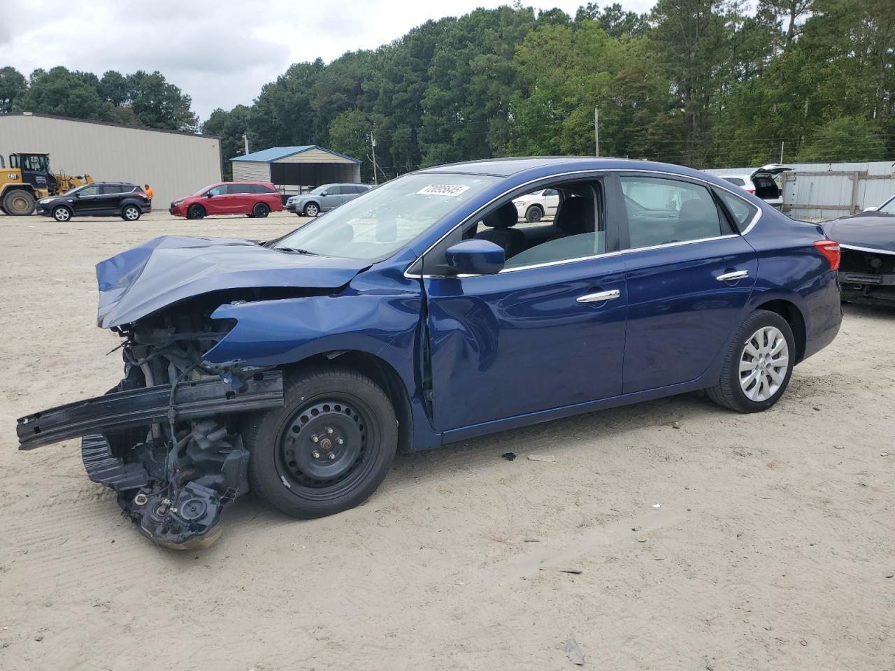 2017 Nissan Sentra SV, VIN 3N1AB7AP5HY286032 — Front end