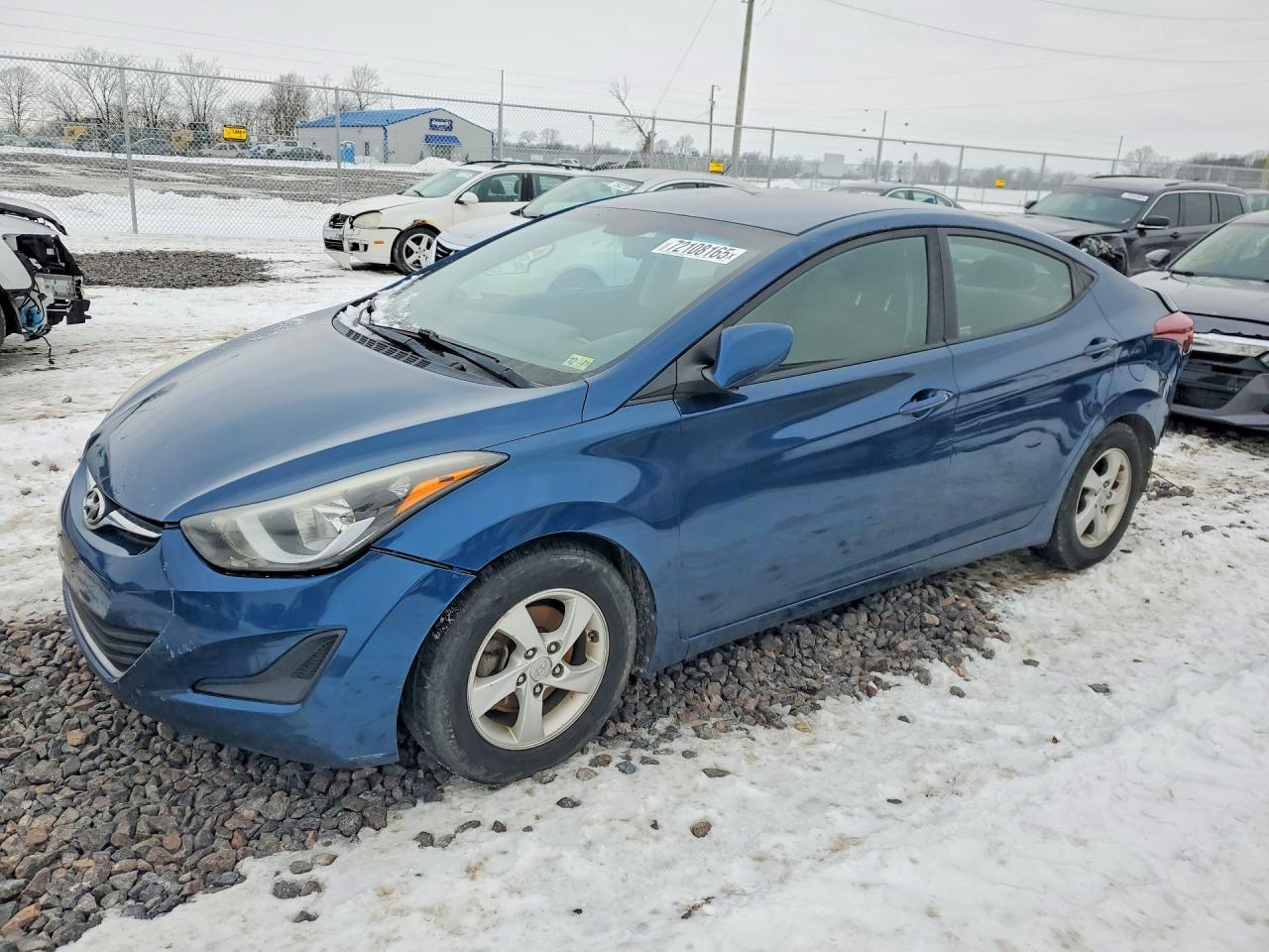 2015 Hyundai Elantra SE, VIN KMHDH4AE1FU423551 — Rear end