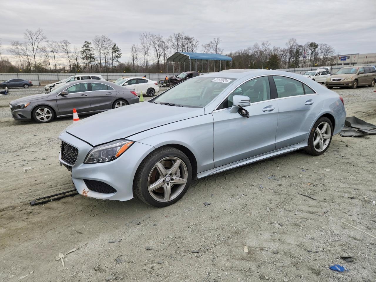 2017 Mercedes-Benz CLS 550, VIN WDDLJ7DB3HA192167 — Front end