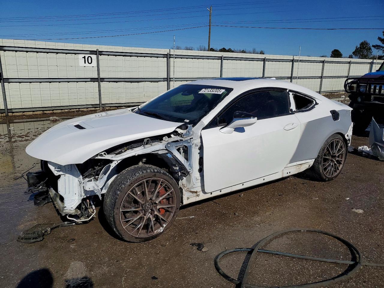 2021 Lexus RC F, VIN JTHDP5BCXM5008261 — Зад