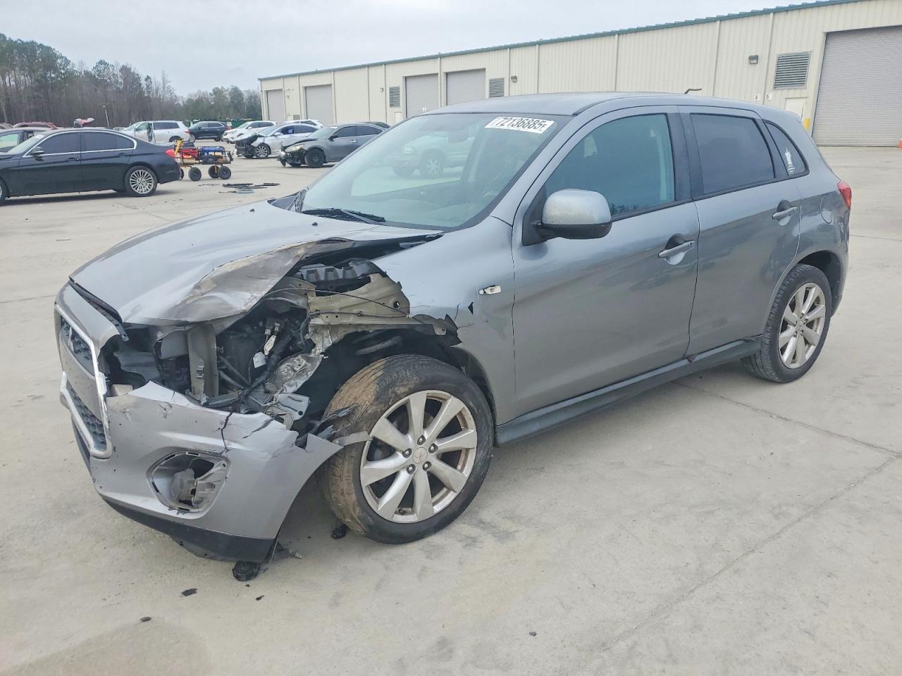 2015 Mitsubishi Outlander ES, VIN 4A4AP3AU6FE058069 — Frame damage