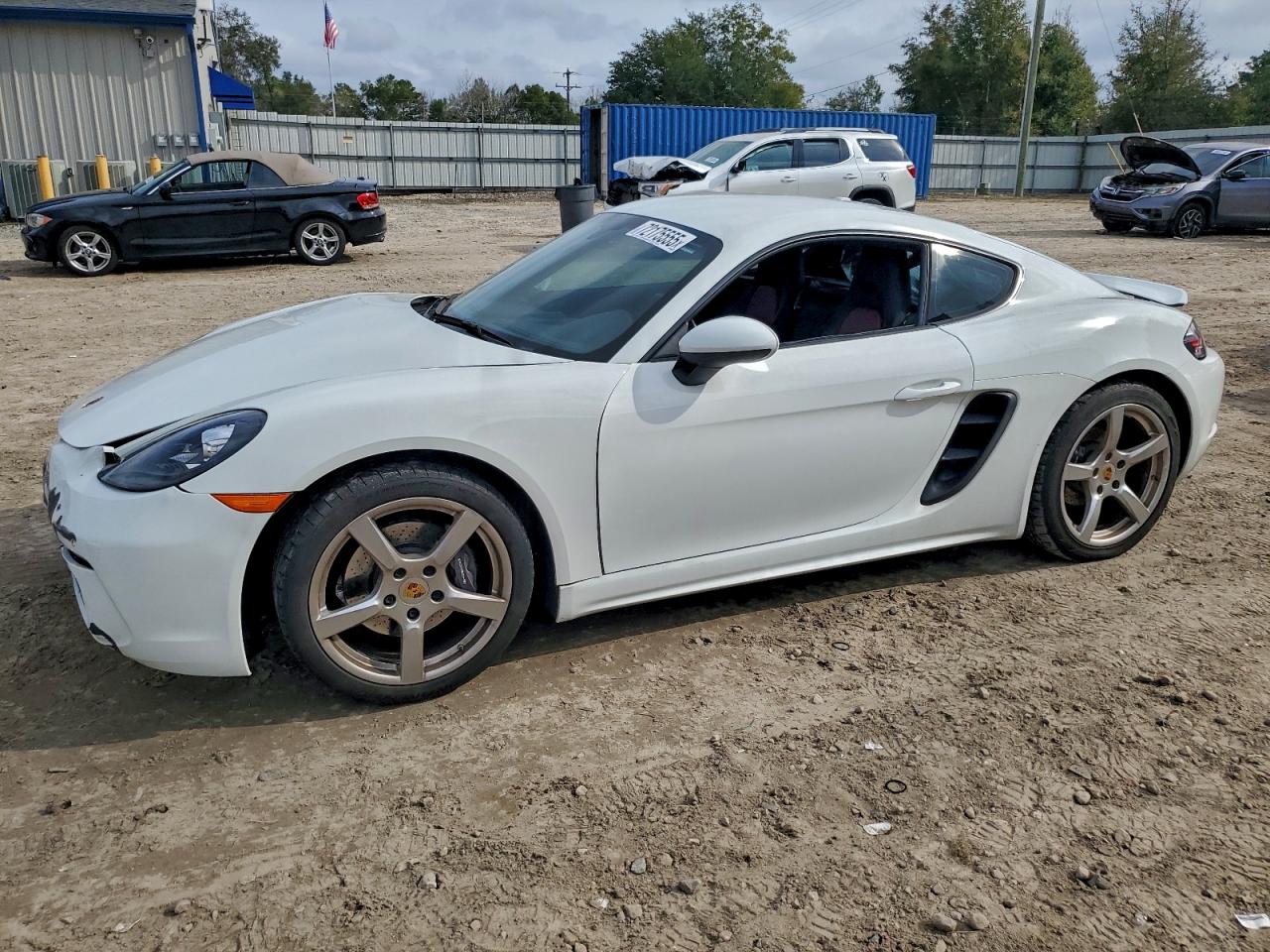 2018 Porsche 718 Cayman, VIN WP0AA2A80JK262446 — Front end