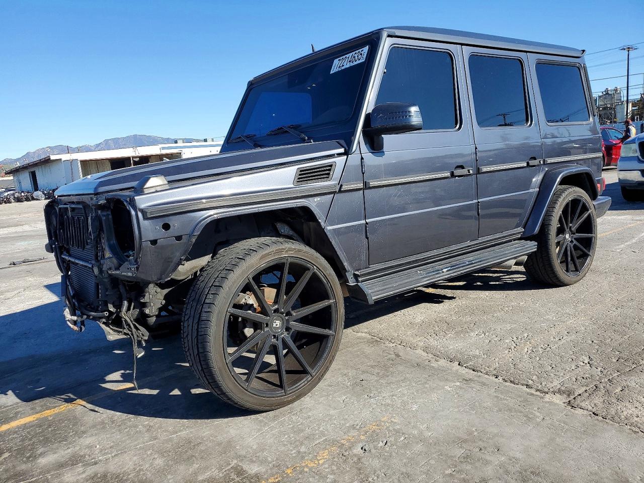 2013 Mercedes-Benz G 550, VIN WDCYC3HF1DX204642 — Front end