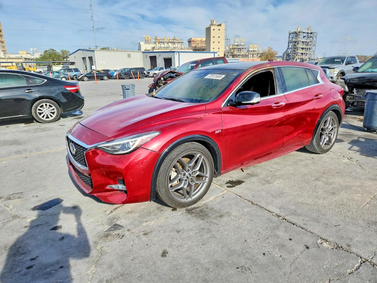2018 Infiniti QX30, VIN SJKCH5CP9JA050240 — Interior fire