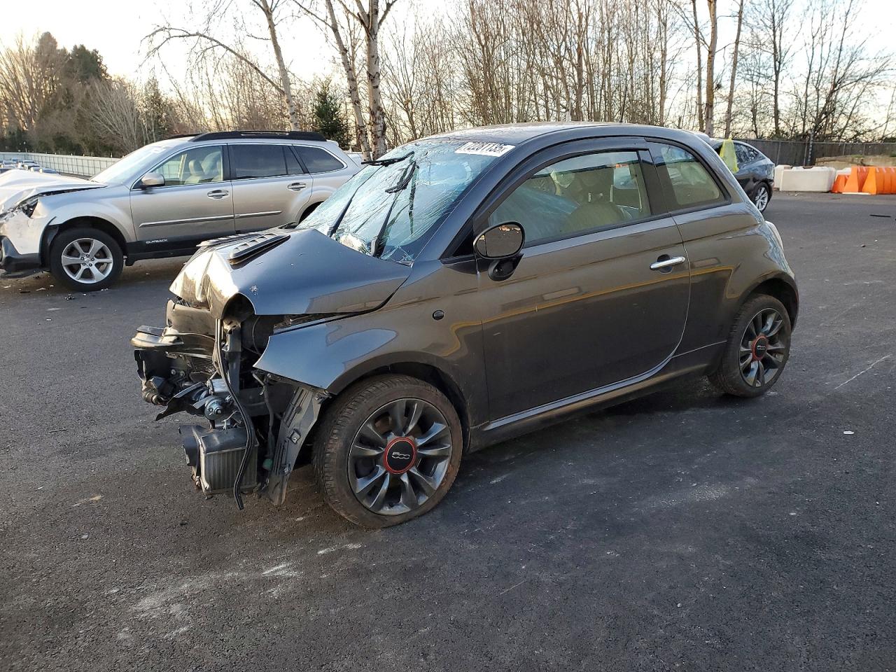 2019 FIAT 500 Pop, VIN 3C3CFFKH0KT841229 — Front end