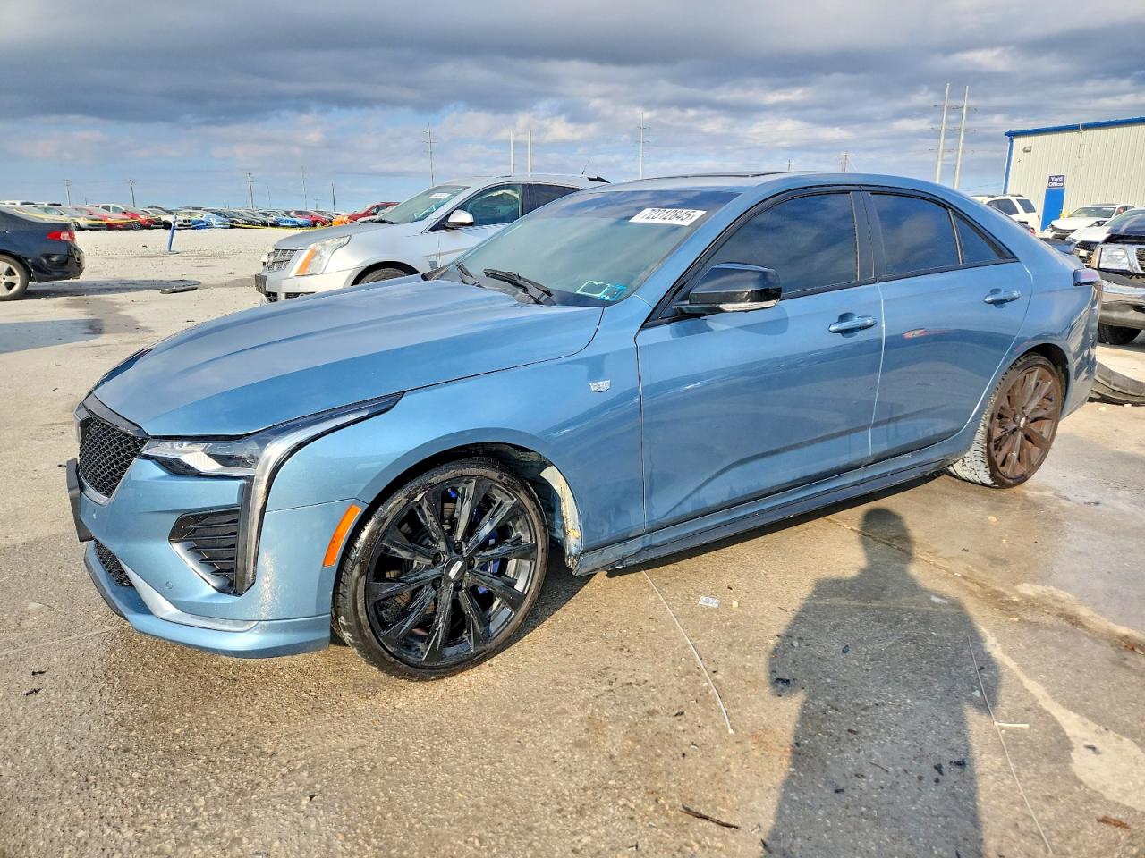 2023 Cadillac CT4 Sport, VIN 1G6DG5RK4P0123487 — Undercarriage