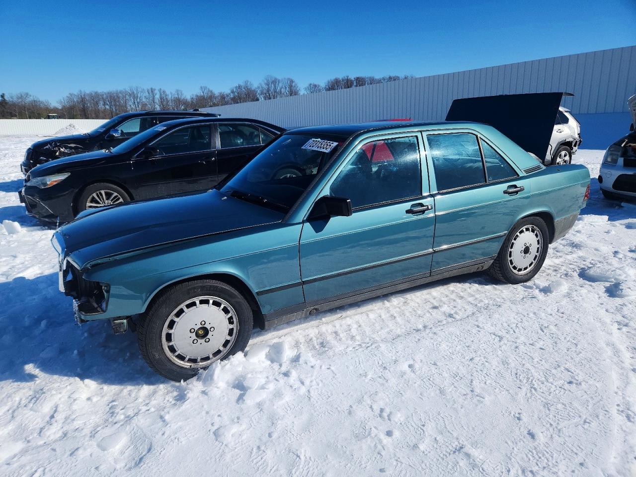 1985 Mercedes-Benz 190, VIN WDB2010241A188921 — Front end