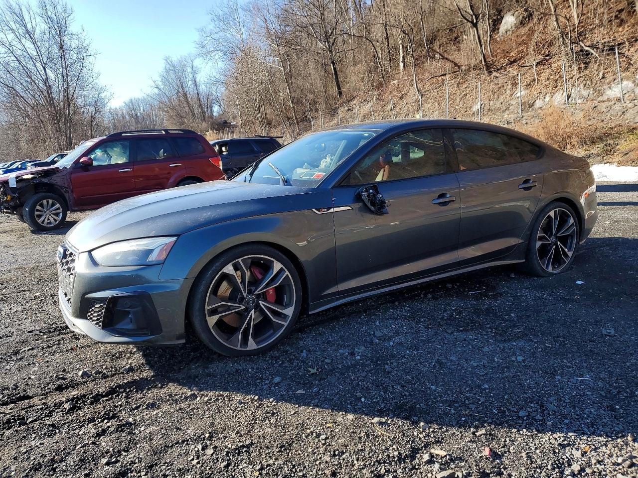 2021 Audi S5 Sportback Premium Plus, VIN WAUC4DF57MA016589 — Rear end