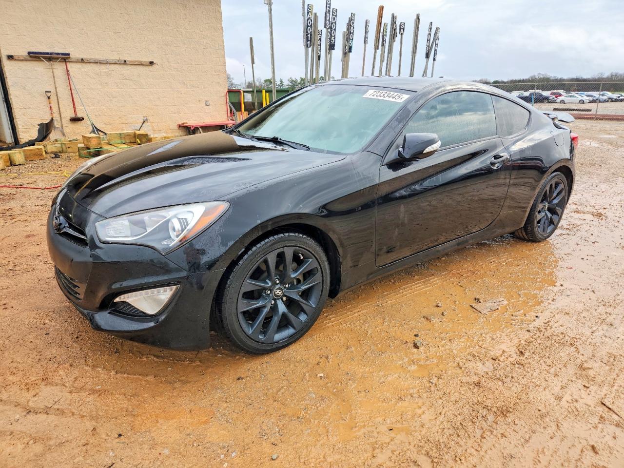 2015 Hyundai Genesis Coupe 3.8L Base, VIN KMHHT6KJ9FU130598 — Rear end