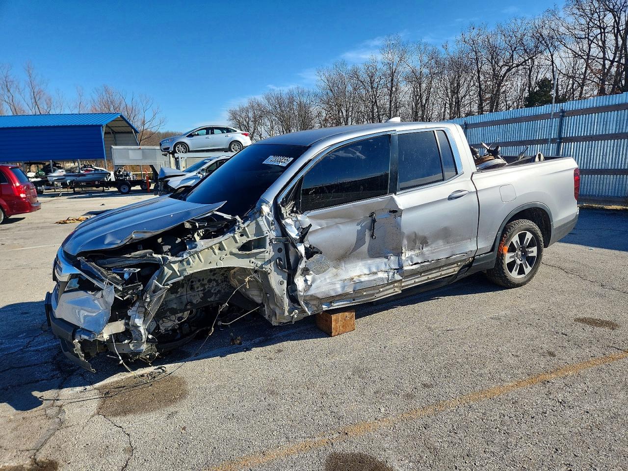 2018 Honda Ridgeline RTL-T, VIN 5FPYK3F69JB004312 — Auction photo