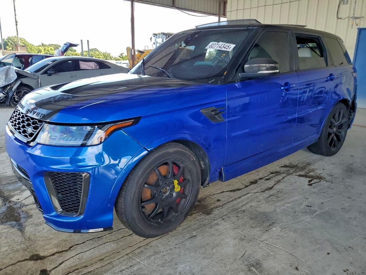 2019 Land Rover Range Rover Sport SVR, VIN SALWZ2SE0KA827023 — Water / flood