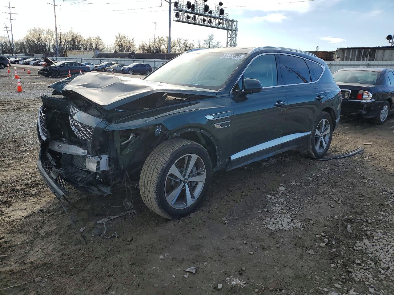 2023 Genesis GV80, VIN KMUHBDSB1PU131988 — Front end