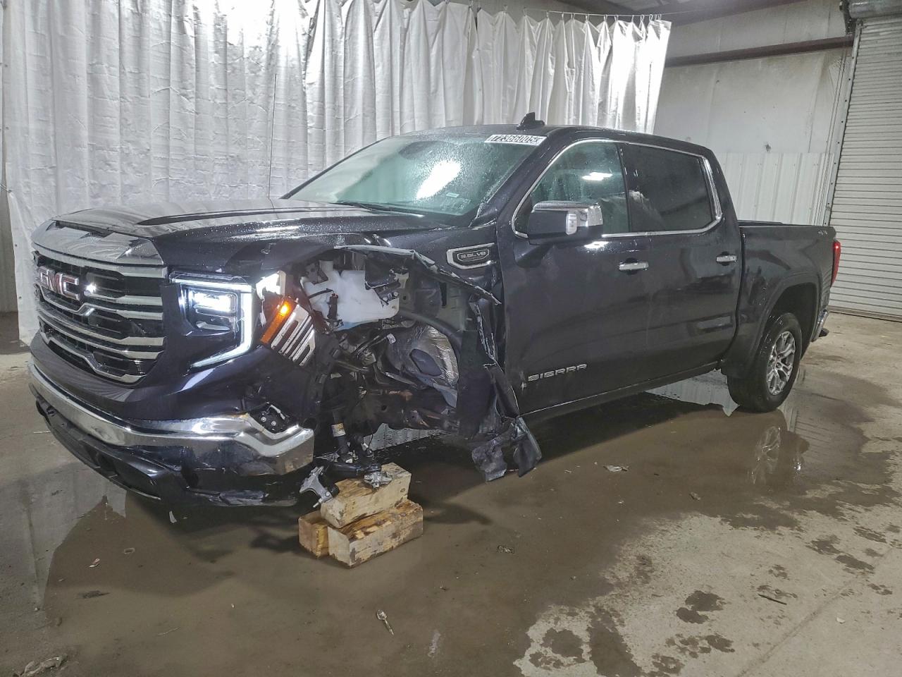 2025 GMC Sierra 1500 SLT, VIN 3GTUUDED0SG302430 — Frame damage