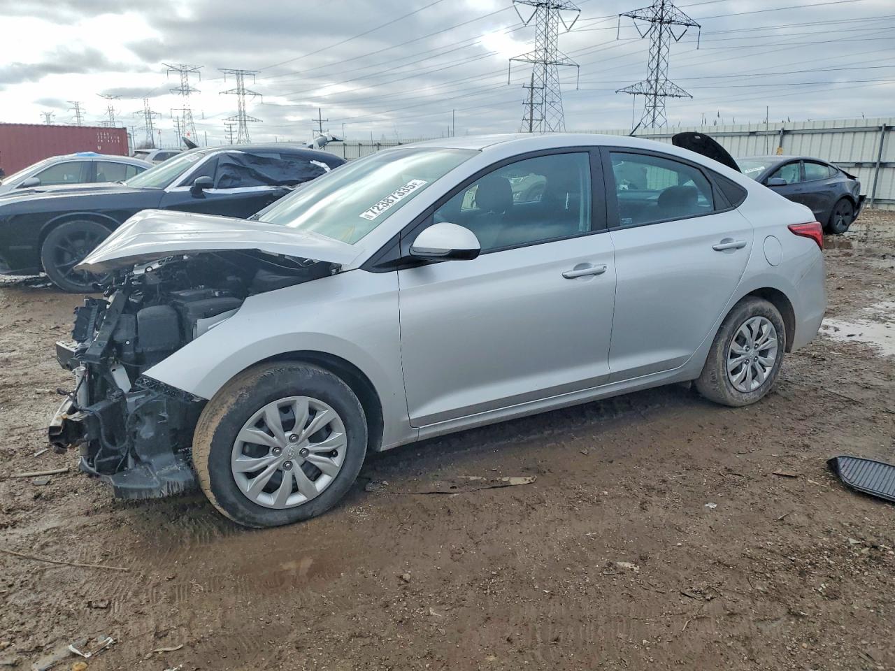 2022 Hyundai Accent SE, VIN 3KPC24A63NE174290 — Front end