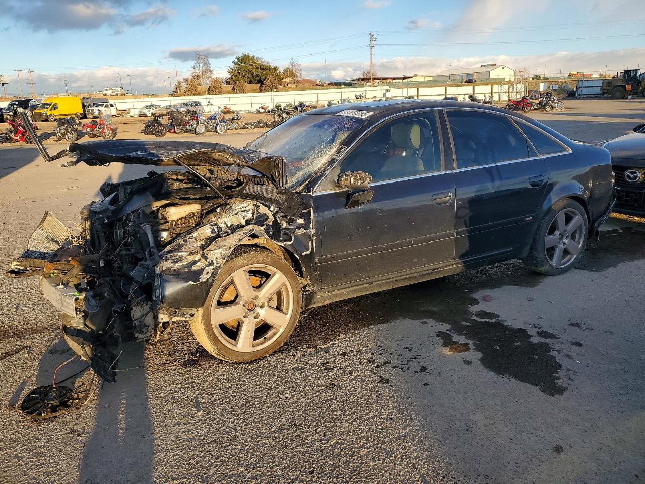 2004 Audi A6 2.7T S-Line, VIN WAUCD64B44N063141 — Front end