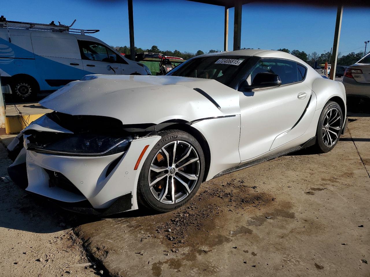 2021 Toyota Supra 2.0, VIN WZ1DB2C00MW037654 — Front end