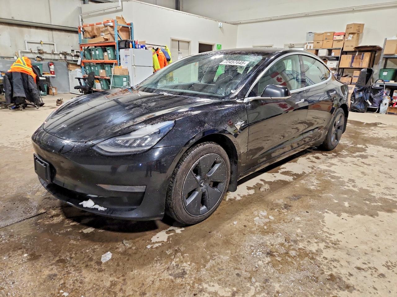 2020 Tesla Model 3 Standard Range Plus, VIN 5YJ3E1EA3LF670086 — Vandalism