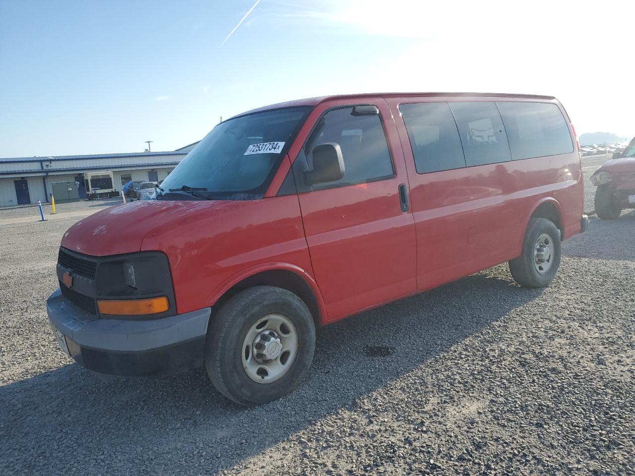 2012 Chevrolet Express Passenger LS, VIN 1GAWGPFA9C1198549 — Front end